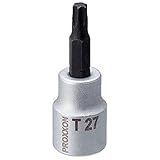 プロクソン(PROXXON) トルクスビットソケット 3/8" いじり穴なし T27 No.83586