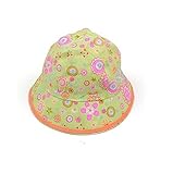 MY STAGE （マイステージ） ベビー ハット リバーシブル キッズ ガールズ サンバイザー キャップ 帽子 麦わら 日よけ 春 夏 (オリーブ)