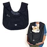 【LIFELIKE公式】フロントラージスリング 犬 スリング 犬用スリング ドッグ ペット スリングバッグ 犬カバン 犬用 抱っこバッグ 抱っこバック おしゃれ 小型犬 中型犬 飛び出し防止 リード付き ビーグル コーギー フレブル ジャックラッセル キャバリア 柴犬 自転車 車 お散歩 ライフライク (ブラック)