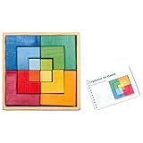 グリムス/GRIMM'S/木の積木/ゲオブロック　パターンブック付/GM43210S