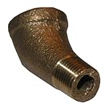 LASCO 17 – 9013 1 / 8インチメスパイプスレッドby 1 / 8インチオスパイプねじ真鍮45度Street Ell /エルボ
