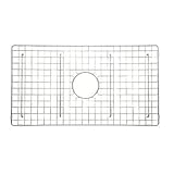 Rohl WSGUM3018WH Wire Sink Grid for Um3018 Kitchen Sinks with Center Drain Hole, White Abcite Vinyl 