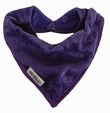 Silly Billyz Towel Bandana Bib, Purple, 0-2 Yrs by Silly Billyz [並行輸入品]