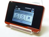 docomo HW-01F　オレンジ　Wi-Fi STATION　白ロム