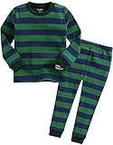 [Vaenait Baby]キッズ子供ベビー服綿100％ルームウェア長袖パジャマ寝間着上下セット Color Magic Navy Green S