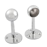 ペアメタル25ミリメートル径ガーメント衣類パイプチューブラーレバーブラケットサポート