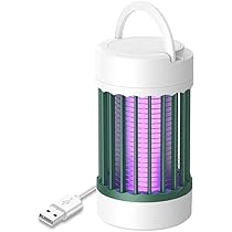 Amazon | 電撃殺虫器 捕虫器 【電撃殺虫灯・LEDランプ2in1