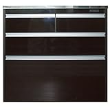 【室内設置サービス付き】家具製造直販TAICHI ■台数限定■ステンレス天板　鏡面キッチンカウンター90