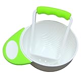 Lovoski キッズ　離乳食調理　ボウル　ハンドル　研削ボウル　ロッド　全4色 - グリーン