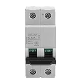 ブレーカー ブレーカーボックス 250V DC 2P 低電圧小型空気回路 ブレーカソーラーエネルギースイッチ16A / 32A / 63A(63A)