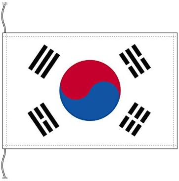 TOSPA 大韓民国 韓国 国旗 卓上旗 16×24cm 高級テトロン製 日本製 - 1