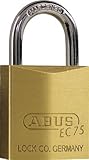 [T-4451759]ＡＢＵＳ　真鍮南京錠　ＥＣ７５－３０　ディンプルシリンダー　同番 EC7530KA