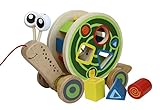 - Walk-A-Long Snail Wooden Pull Toy