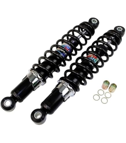 強化荒巻リアショック 330mm モンキー/ゴリラ/ダックス/シャリー ブラック 強化荒巻きリアショック 330mm モンキー/ゴリラ/ダックス/シャリー メッキ