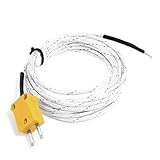 SODIAL(R) 3メーター9.8フィート Kタイプ熱電対センサープローブ-30～400摂氏