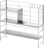 かたづく コンロサイド スパイスラック コンロ横 2段 ステンレス製 組立式 コンロサイドラック 調味料ラック キッチン収納 サイドラック キッチン 収納