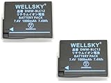 WELLSKY DMW-BLC12 パナソニック | BP-51 シグマ | BP-DC12 ライカ 2個 互換バッテリー 純正充電器で充電可能 残量表示可能純正品と同じよう使用可能 端子保護カバー付き