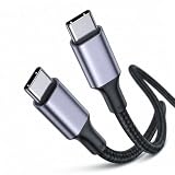 USB Type C ケーブル 3M PD 100W急速充電対応 タイプC 充電ケーブル 高耐久ナイロン編み MacBook Pro、surface、Xperia、Galaxy、Pixel等USB-C機種対応