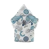 (プリエル) PRIELLE 天然コットンベビーおくるみ (BAY BLUE) [並行輸入品]