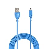 任天堂3DS USB充電用ケーブルは任天堂3DS, 3DS XL, 2DS, DSi, DSi XL (3m/10ft, 青)向けの、充電しながらゲームをプレイできます