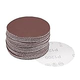 uxcell サンディングディスク 紙やすり サンドペーパー 外径100mm 1200グリット 50枚入