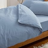 シーフィールド 日本製 綿100% 掛ふとんカバー 掛け布団カバー クイーン オーシャンブルー SB-504-N