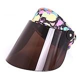 サマーサンシェードレンズビーチハットトップクリエイティブ屋外キッズサンハットブラックなし