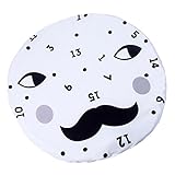 Perfk 柔らかい　　綿　　赤ん坊　　子供　　ゲーム/ジム/活動/遊びマット　　クロール　　毛布　　床敷物　　空調ブランケット　　全6様式 - ひげ