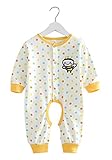 ベビースーツ服ロングスリーブコットンのベビークロールスポーツオープンフォークコットンF