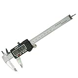 Richair 　デジタルノギス　mm/inch切り替え　自動電源オフ機能　ホイルスライダー　内径・外径・深さ・段差測定　高精度　コンパクト　ステンレス製　収納ケース付き