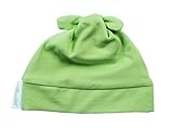 Woombie Cotton Double Knot Beanie Hats, Keylime, 0-6m by Woombie