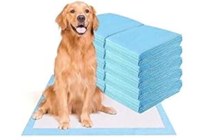 通用 Disposable Dog Pee Pads, Ultra Absorbent Wee-Wee Underpads, Incontinence Puppy Bed Pads, Unscented Portable for Outdoor, Extra Large - 60x90cm, 20pcs