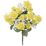 カスミローズブッシュ(S)x14【造花・アートフラワー】