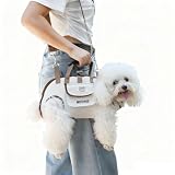 犬用ハーネス 犬用介護 歩行補助 老犬介護用 歩行補助ハーネス 犬歩行&抱っこ補助ハーネス サポートハーネス お散歩 トイレが楽に歩行サポート 車や階段を乗る補助 調節しやすい小型犬 中型犬 (M:3~5kgに適用)