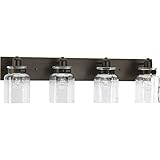 Progress Lighting p300048 Calhoun 4ライト30 – 1 / 4 "ワイド浴室洗面化粧台ライトWit、 P300048-020 1