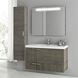 Nameeks ans176 ACF 39 – 1-5 "壁マウントVanity Set with木製キャビネット、セラミックに、 ACF ANS176-637509932169