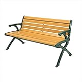 ミヅシマ工業　リサイクルベンチRB1　背肘付　RB1-SWE 244-0050　【ガーデンベンチ・公