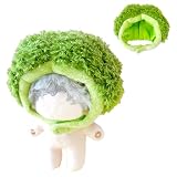 ジートリガー G.triGer ぬい服 ぬいぐるみ用 着ぐるみ キャップ ブロッコリー 10cm 服 帽子 被り物 野菜 マスコット 推し活 オタ活 撮影 ボールチェーン 付き グリーン [並行輸入品]