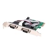 Perfk PCI-Eアダプタ　コネクト デスクトップ コンピュータに対応 PCI- エクスプレス　シリアルポート　スロット　アダプタ　カード