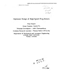 Optimum Design of High-Speed Prop-Rotors
