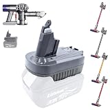 マキタ ダイソン 変換 アダプター V6 makita 18V バッテリー 対応 SV09 SV08 SV07 HH08 DC74 DC62 DC61 BL1860B BL1850B BL1830B 取り付け簡単 軽量 掃除機 (マキタ18VからV6)