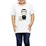 Ariesシャツ 2歳～６歳子どもＴシャツ西郷隆盛 似顔絵 西郷どん 愛犬 武士 薩摩藩士 ジュニアＴシャツ キッズＴシャツ White 5-6 Toddler