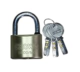 DAN「CROWN リバーシブル ディンプルキーシリンダー南京錠(ダブルロック)」8000-CD/50mm