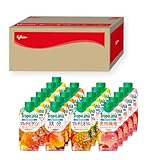 【江崎グリコAmazonショップ限定】 キリン トロピカーナ エッセンシャルズ 330ml 21本 （オレンジ・マンゴー・パイナップル・ピーチ） 紙パック グリコボックス