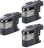 エコリカ LC111BK リサイクルインクカートリッジ ブラック ECI-BR111B 3個セット