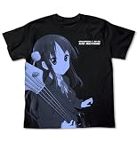 けいおん! 秋山澪オールプリントTシャツ ブラック サイズ:L
