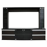 テレビ台 ハイタイプ 壁面家具 リビング壁面収納 50インチ対応 TV台 テレビラック ゲート型AVボード TCP356-DBR J-Supply