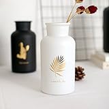 ITOMTE ガラスフラワーベース 北欧風花瓶 シンプル花器 一輪挿し ガラスボトル 水栽培 インテリア雑貨 インテリア飾り 北欧雑貨 誕生日・お祝い・母の日プレゼント（（ホワイト広口）