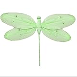 Hanging Dragonfly Green Shimmerメッシュナイロントンボデコレーション装飾赤ちゃん保育園寝室女の子部屋天井壁装飾結婚式誕生日パーティーベビーシャワーバスルーム子供Child