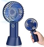 携帯扇風機 卓上扇風機 【4000mahバッテリー電池内蔵/最大12時間稼働/手持ち/卓上両用】 USB扇風機 ハンディ 3段階風量調節 静